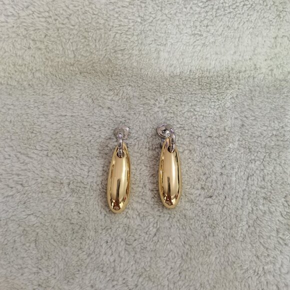 Bottega Veneta Sterling Silver Butterfly Clasp Earrings - Picture 8 of 8